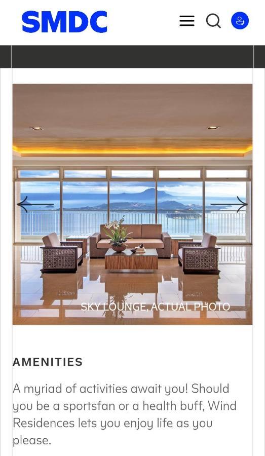 Wind Residences Smdc Tower 2 Tagaytay City Exteriér fotografie